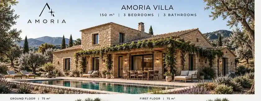 AMORIA Catalan Masia-style Villa